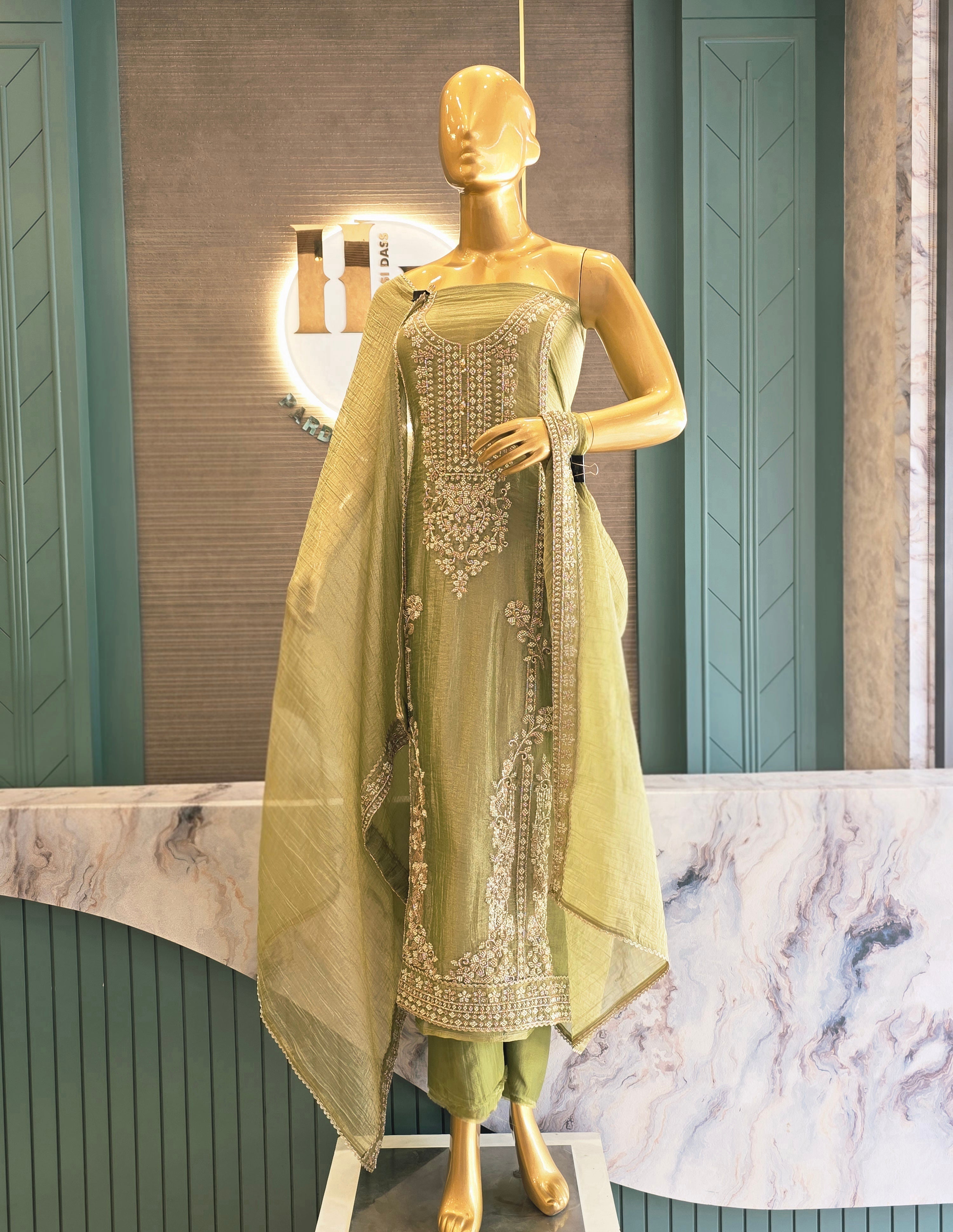 PARTYWEAR AND BRIDAL WEAR UNSTITCHED