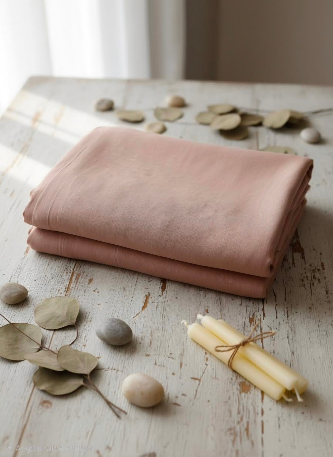 Dusty Rose Full Voile Turban Fabric