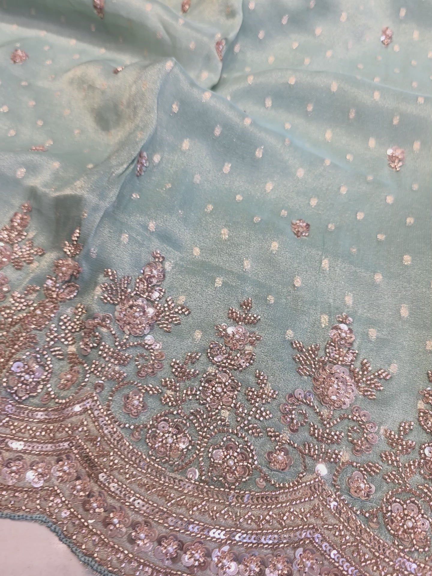 PASTEL HANDWORK HEAVY DUPPATTA UNSTITCHED SUIT