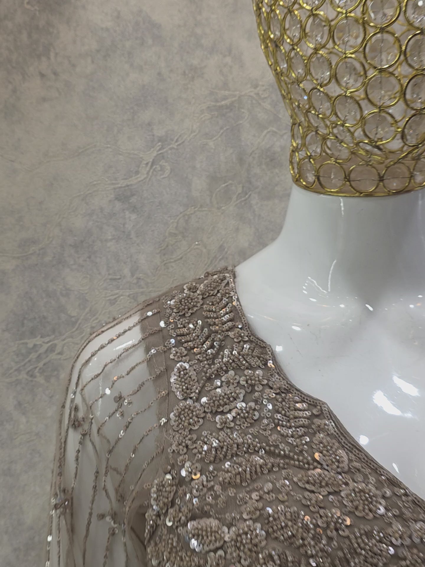 HEAVY EMBELLISHED READY TO WEAR SAREE