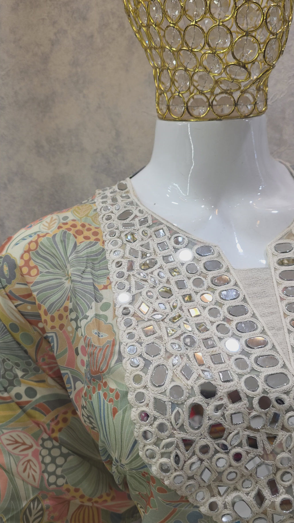 Floral Printed Designer Suit Set