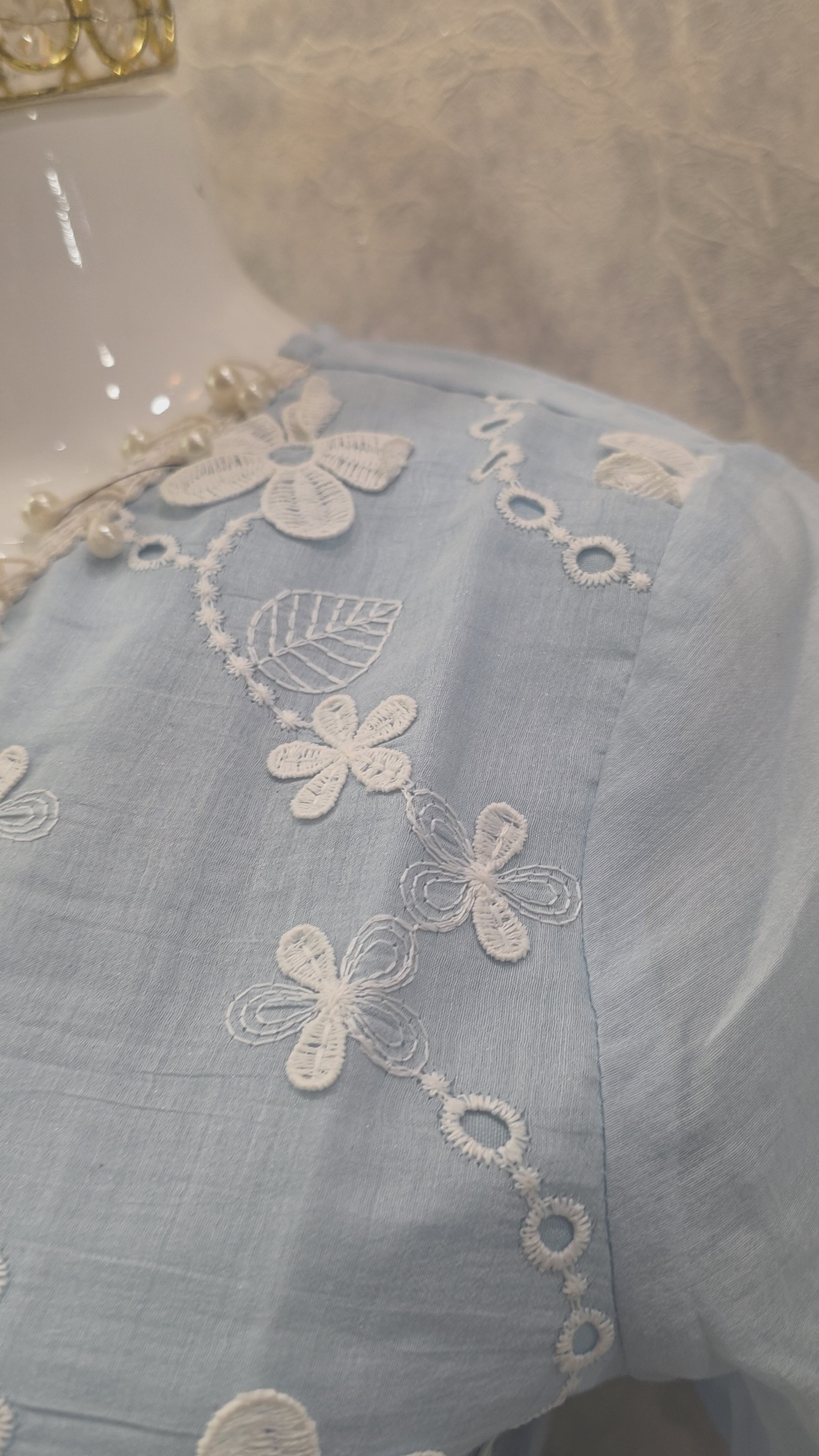 CONTRAST THREAD WORK CO-ORD SET