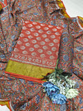 KHAADI COTTON JAIPURI PRINT UNSTITCHED SUIT