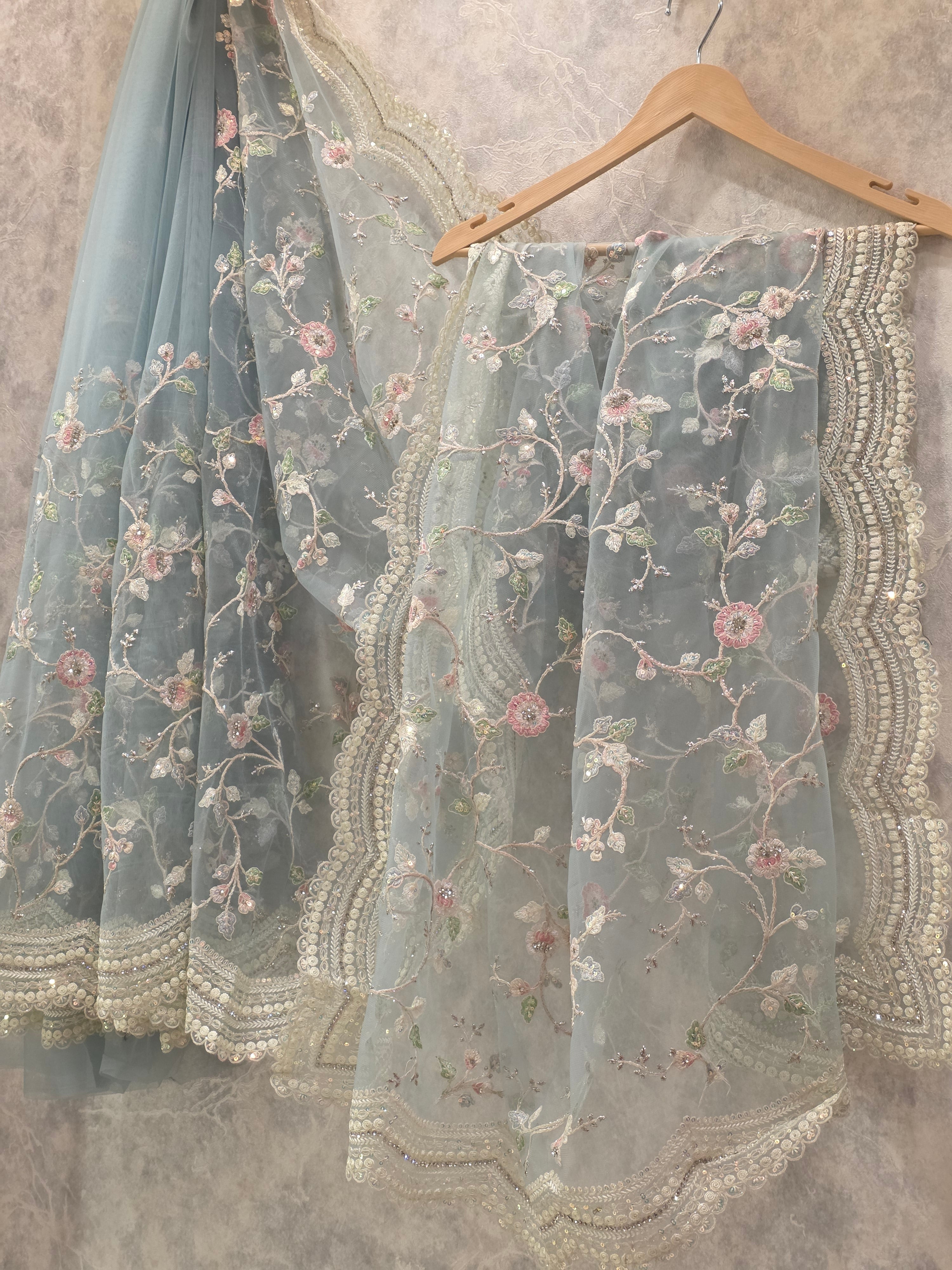 UNSTITCHED SAREE 6