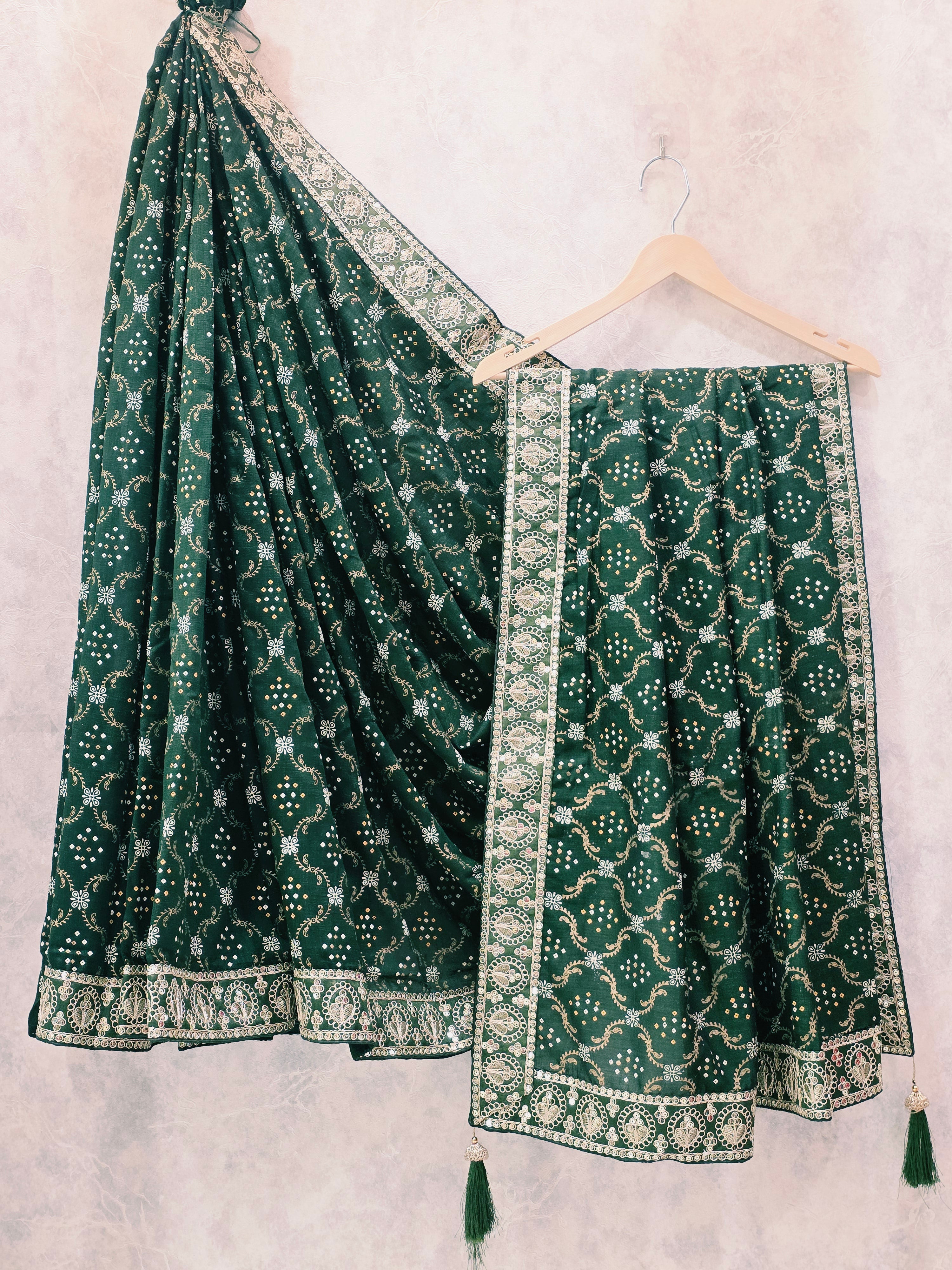 UNSTITCHED SAREE 3