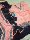 SOFT ORGANZA CONTRAST CONCEPT UNSTITCHED SUIT