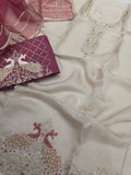 ORGANZA CONTRAST CONCEPT SALWAR WORK UNSTITCHED SUIT