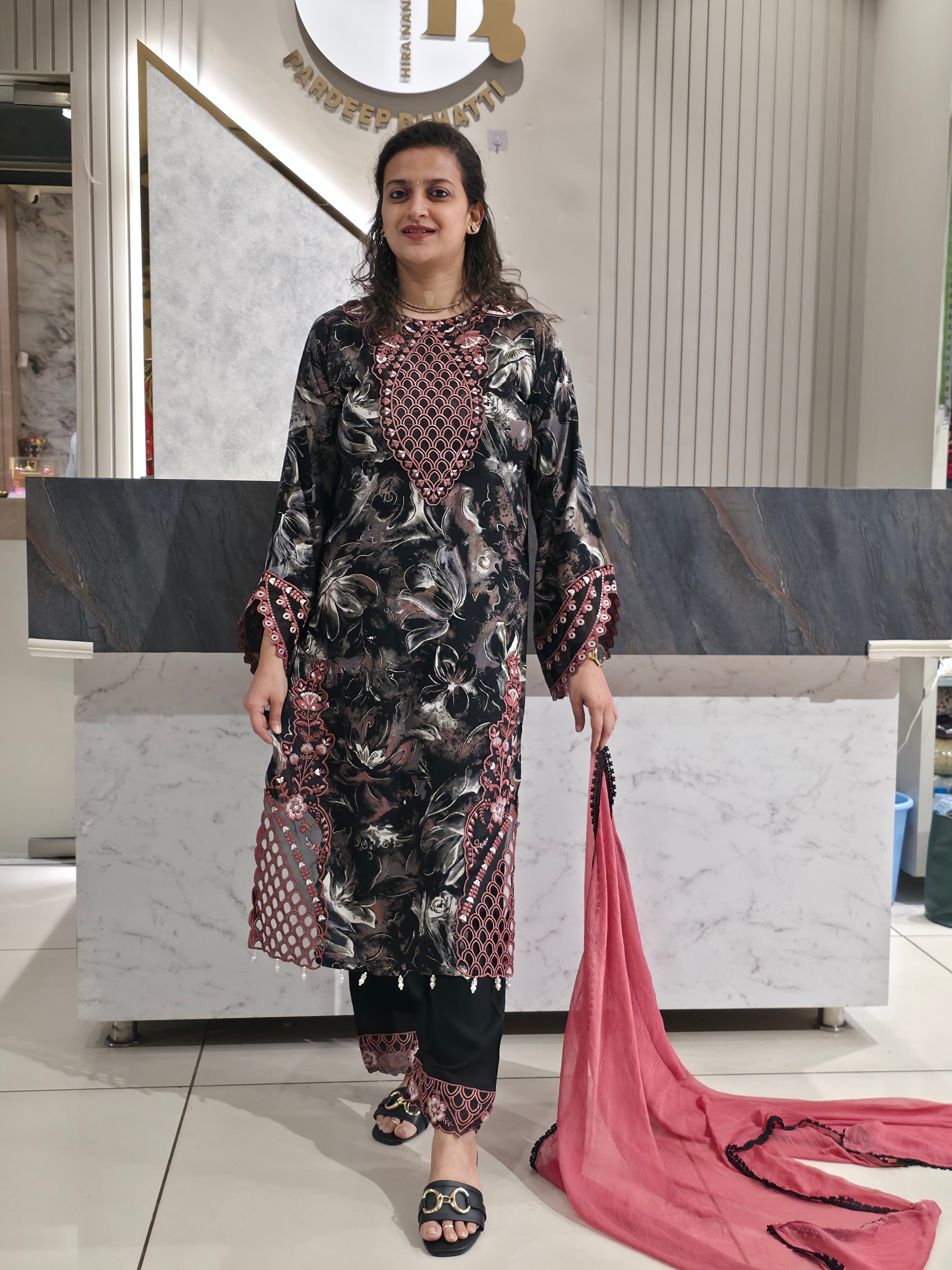 Pakistani Rayon Lace Work
