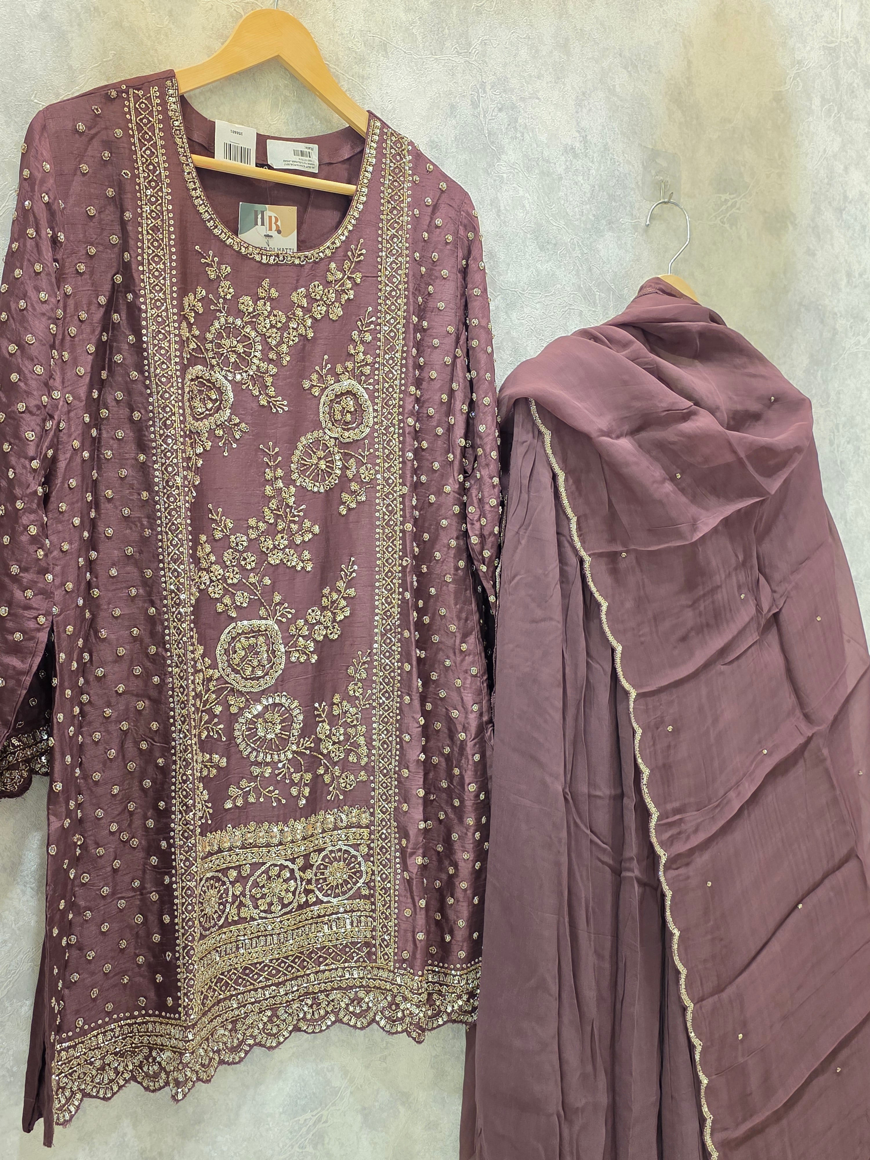 MAUVE PREMIUM HANDWORK