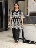 Heavy Thread work Farshi Salwar Set