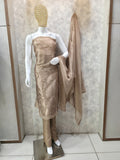 Glass Tissue Shimmer Partywear Unstitched suit