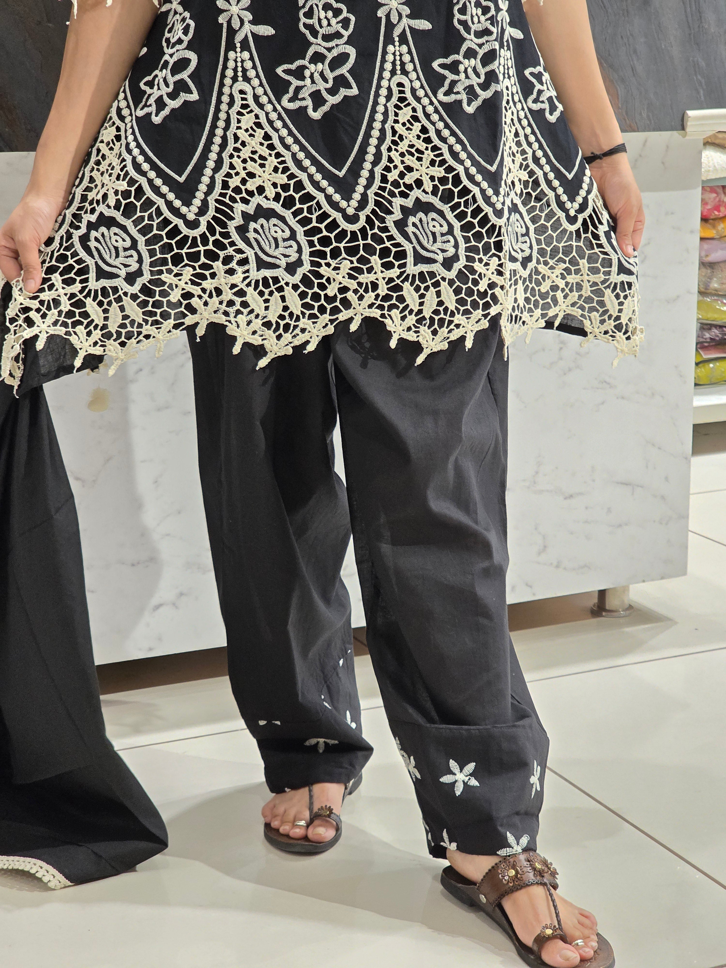 Heavy Thread work Farshi Salwar Set