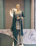 HEAVY EMBROIDERY SILK BLEND PARTYWEAR SUIT