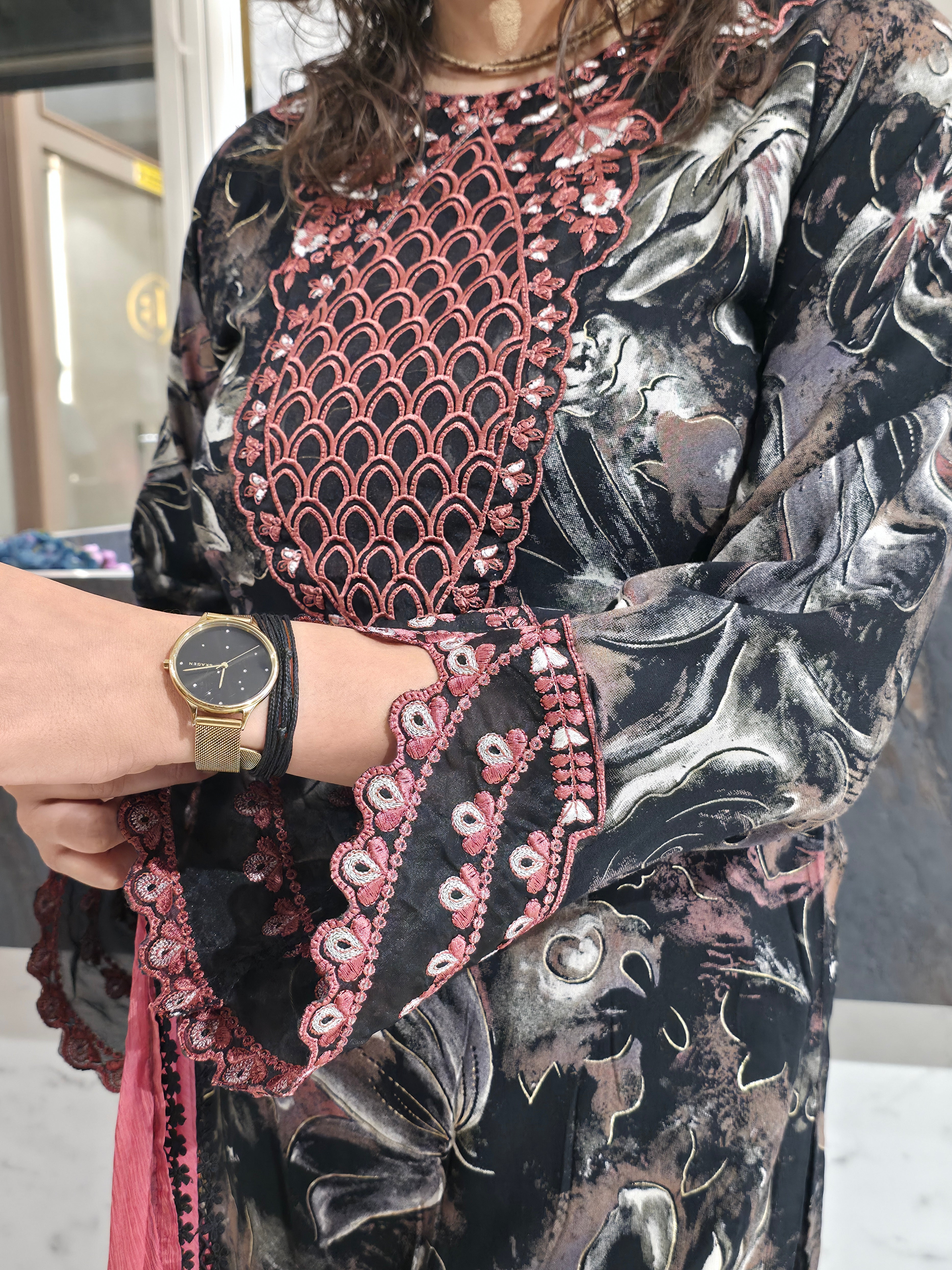 Pakistani Rayon Lace Work
