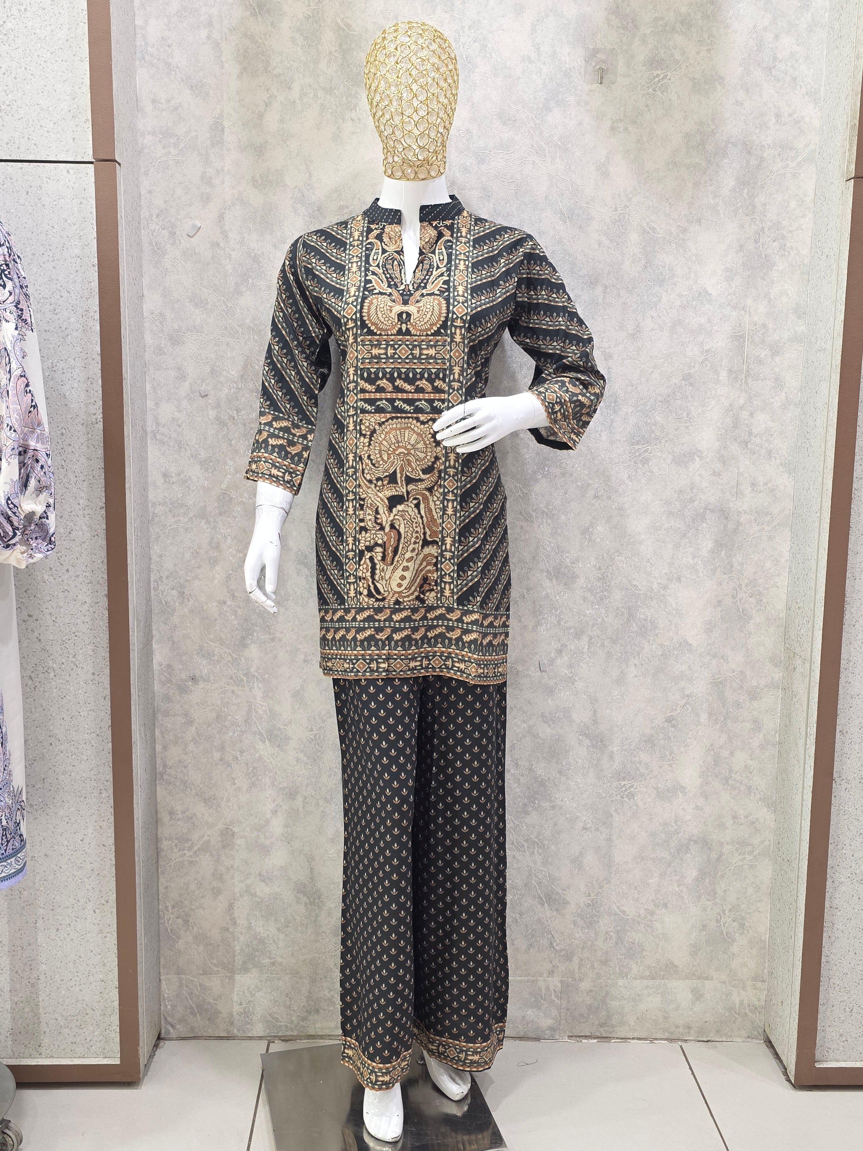 RAYON DAILY WEAR COTTON CO-ORD SET