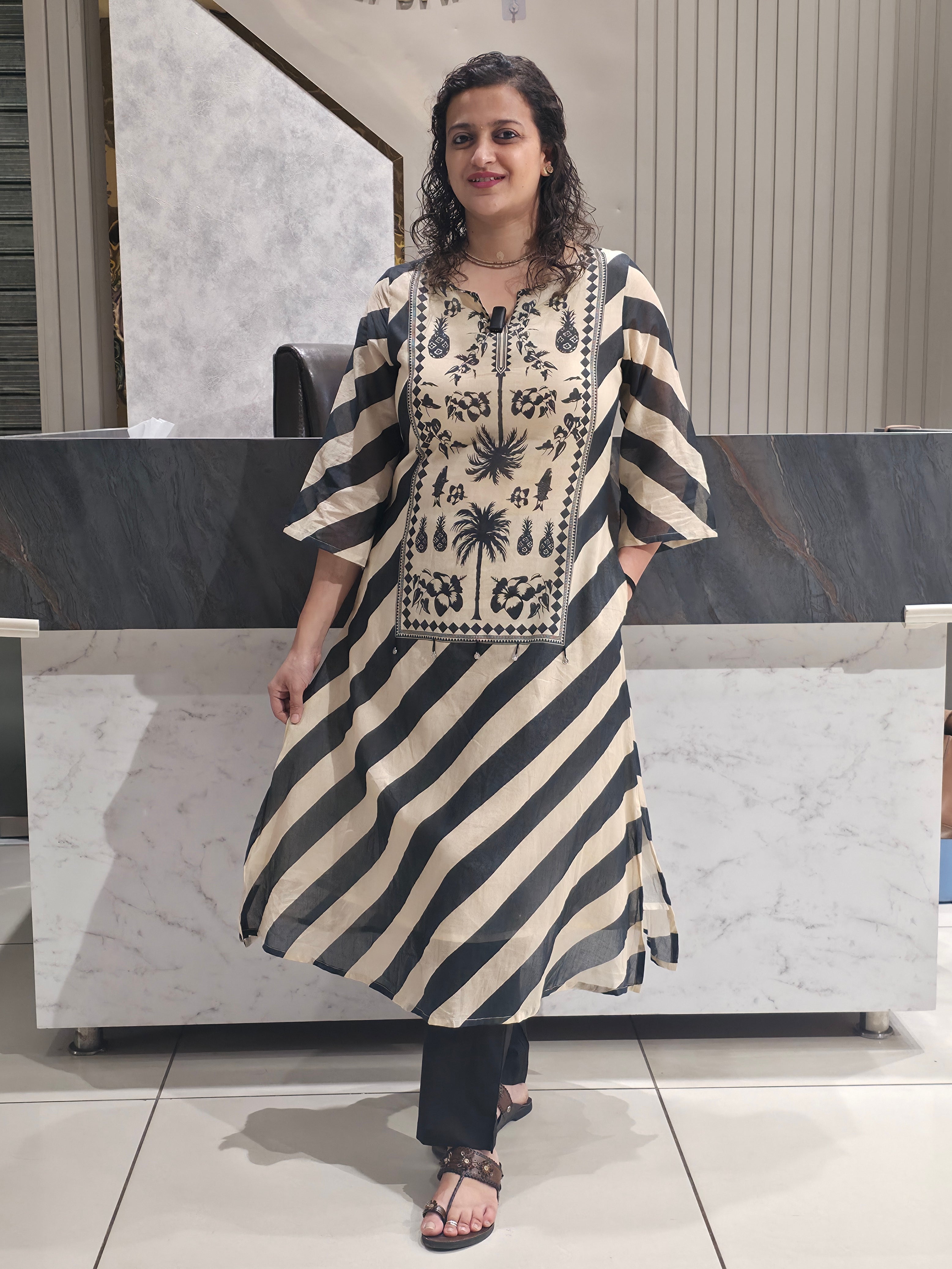 Stripes A-Line Coordset