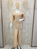 MUL CHANDERI EMBELLISHED CO-ORD SET
