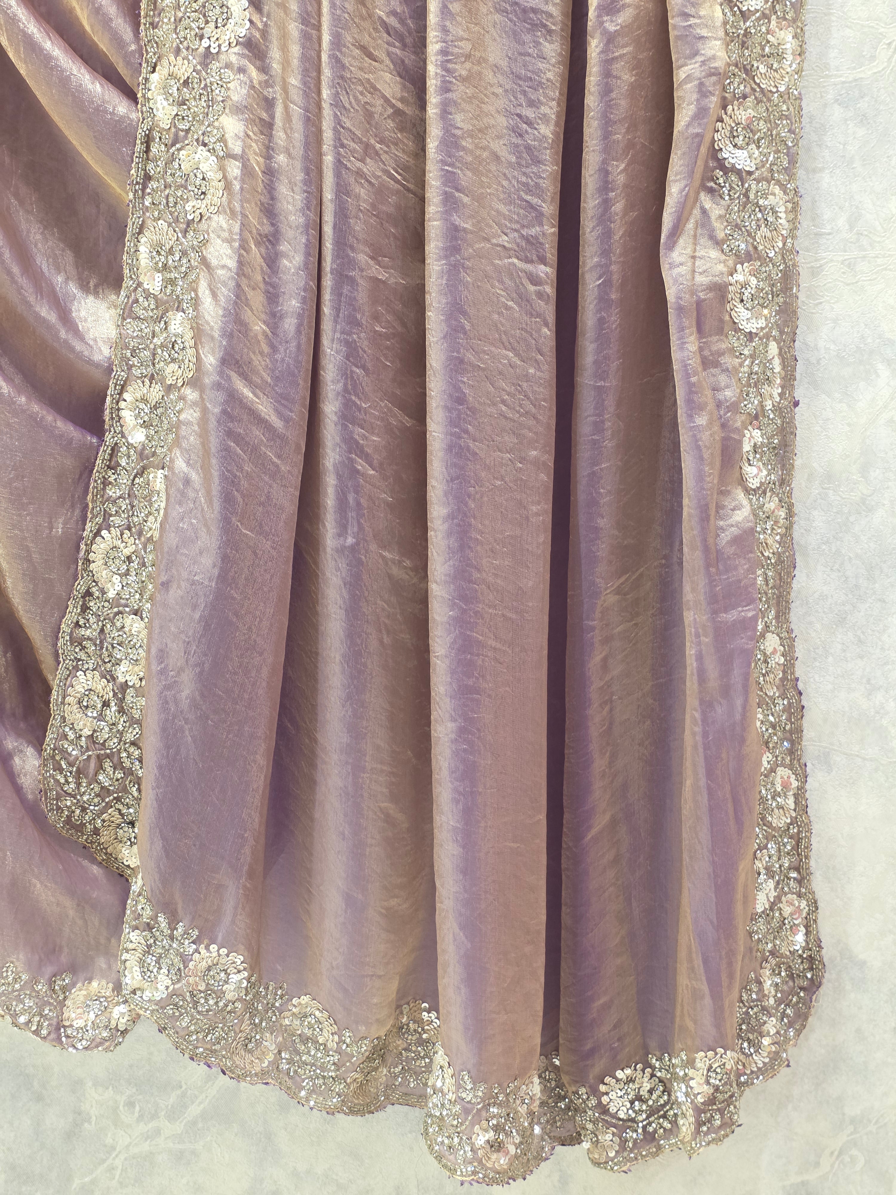 UNSTITCHED SAREE 2