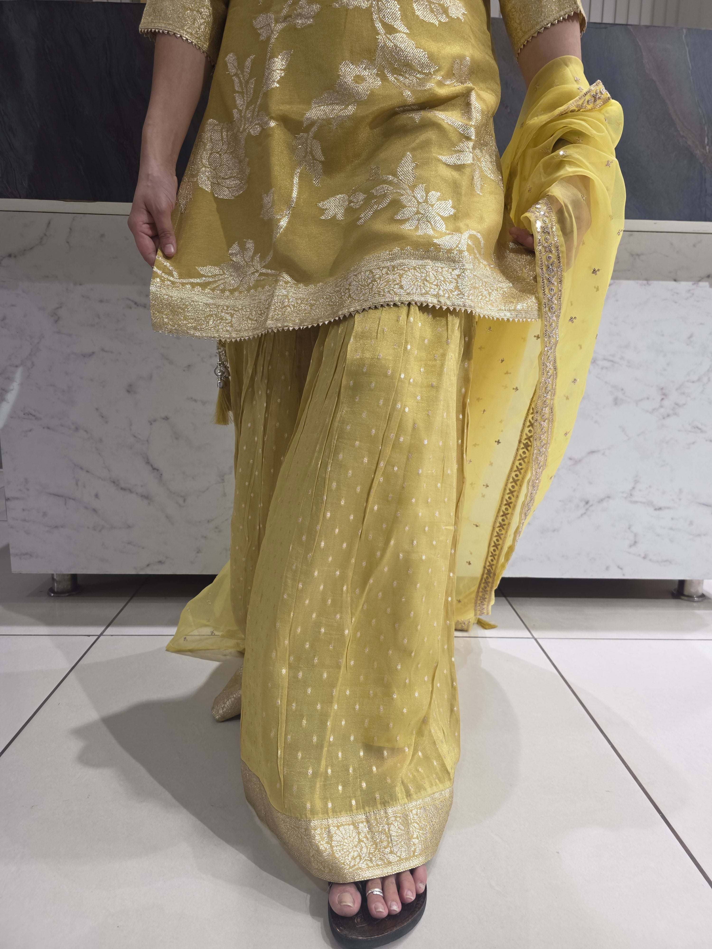Shimmer Sharara Suit