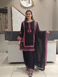 BLACK PAKISTANI FARSHI SALWAR SUIT