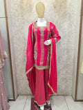 MAGENTA HANDWORK JAFA SET