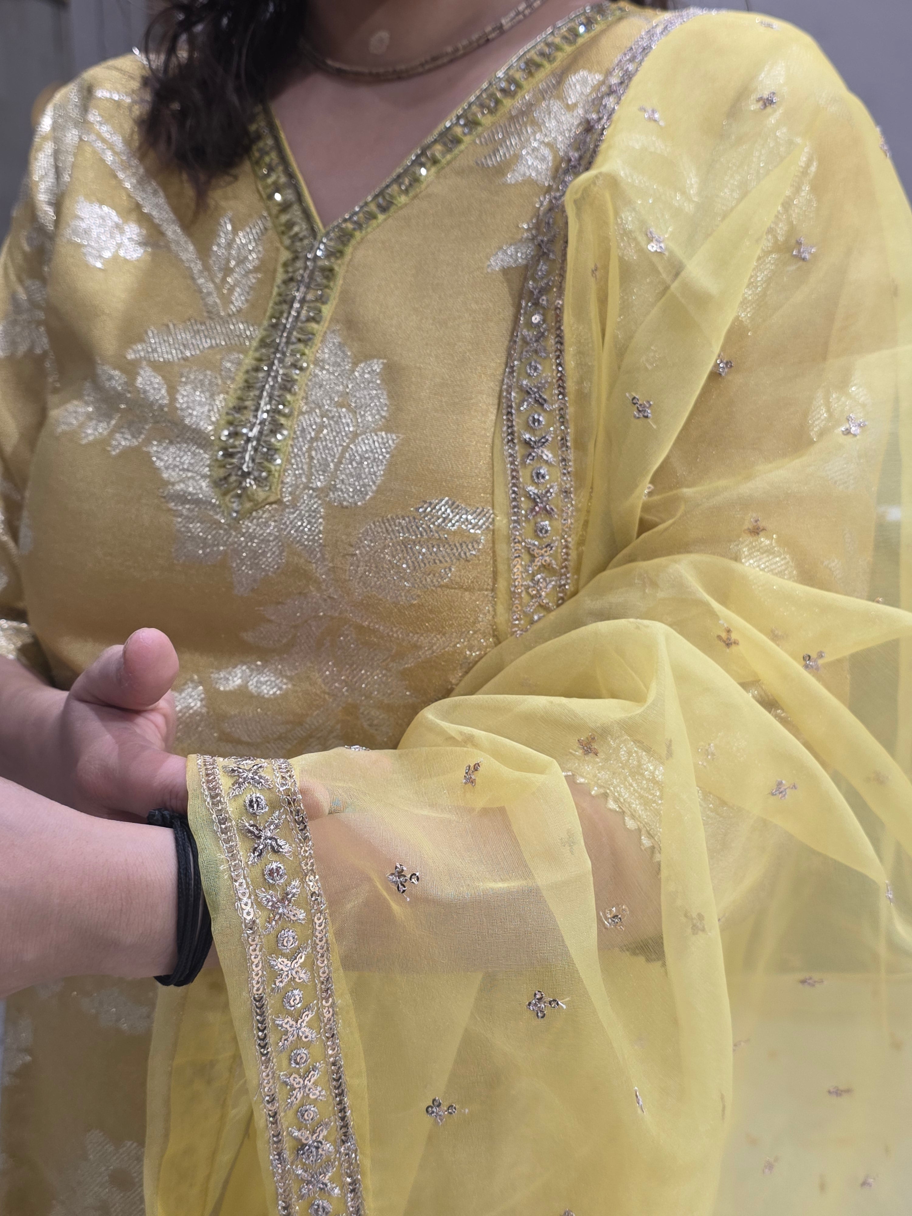 Shimmer Sharara Suit