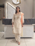 Schiffli Cotton Plazzo suit