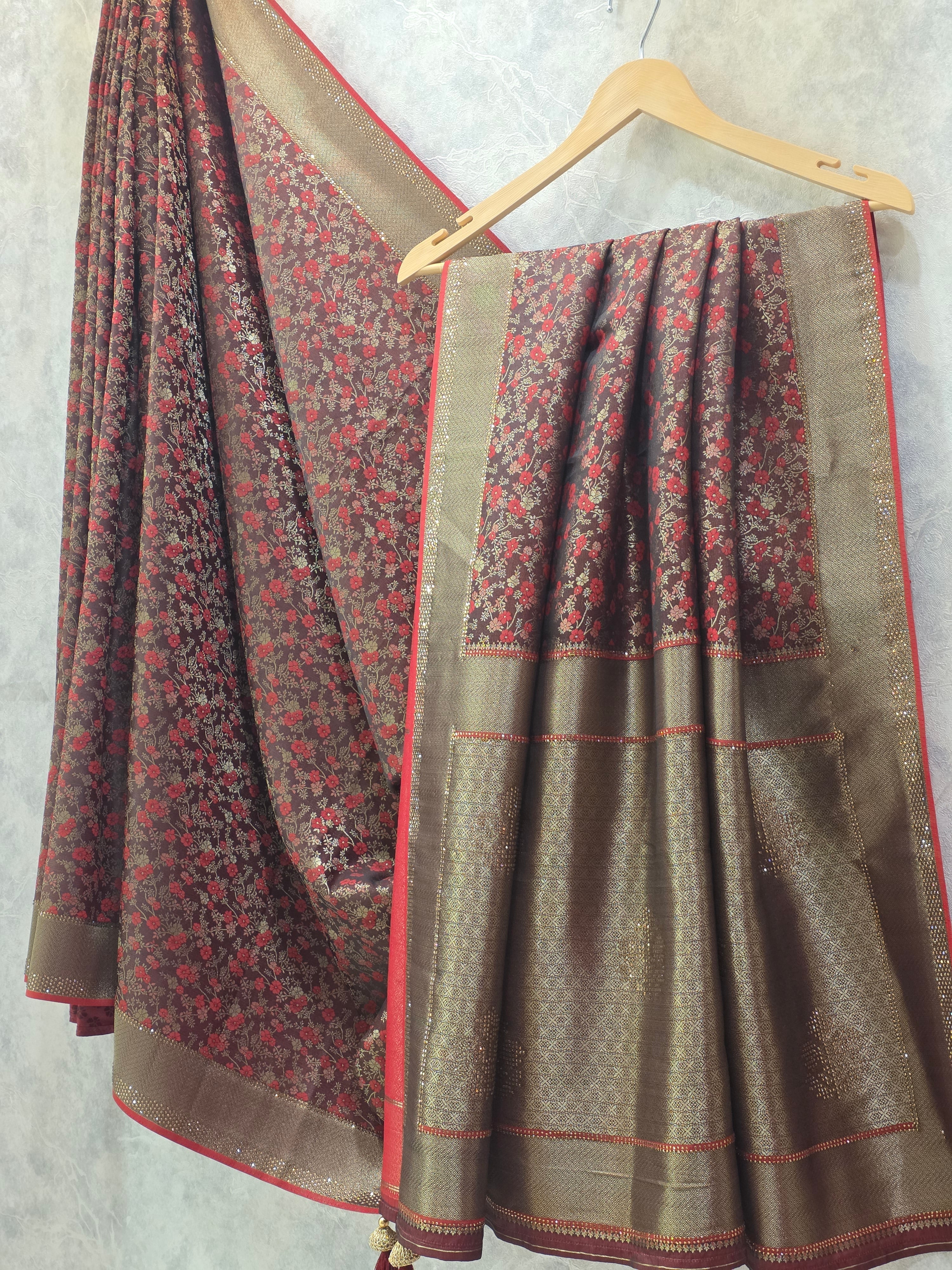UNSTITCHED SAREE 5
