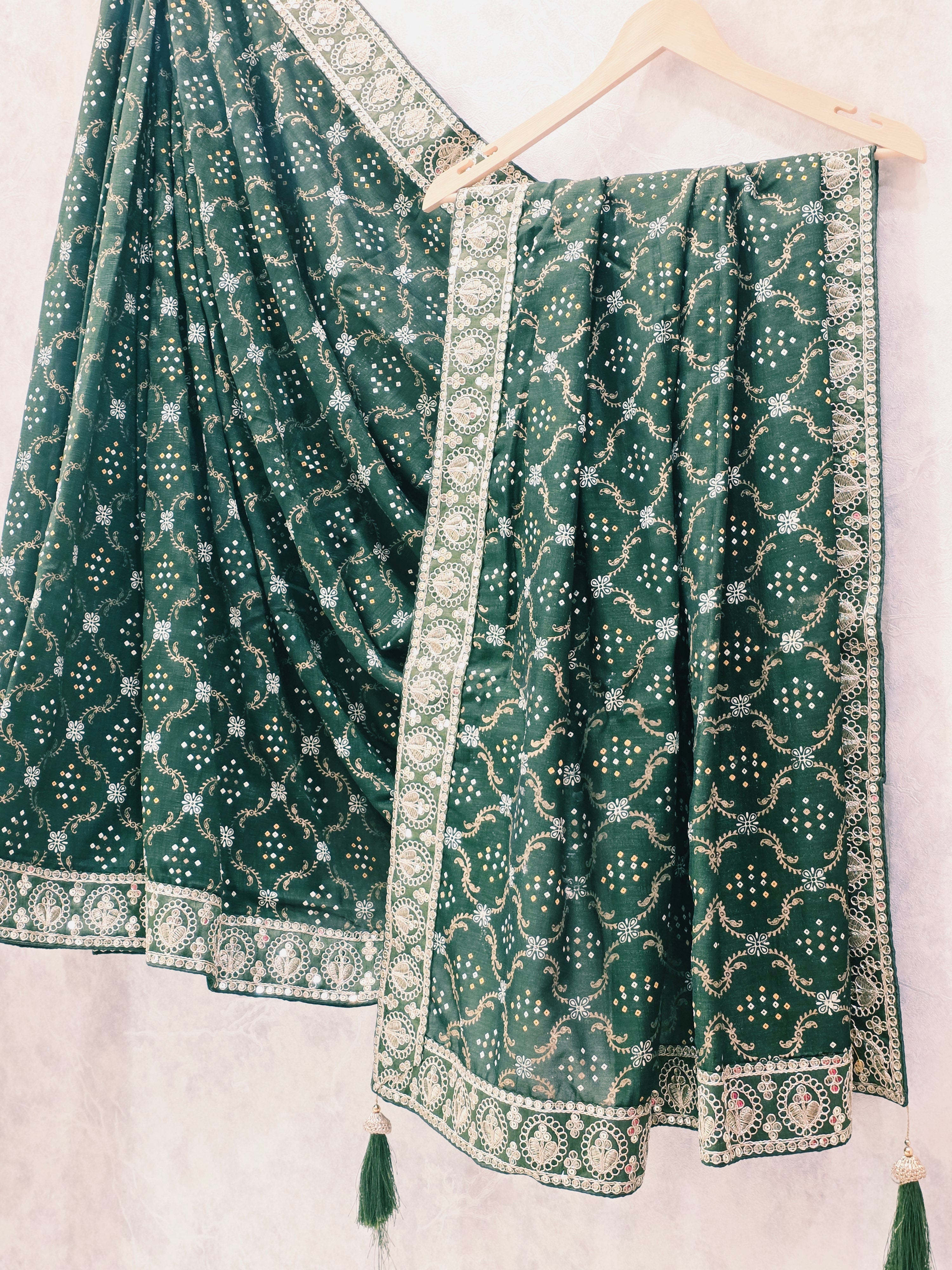 UNSTITCHED SAREE 3