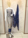 KHIN-KHWAB BANARASI PARTYWEAR UNSTITCHED SUIT