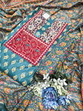 JAIPURI PRINTED UNSTITCHED COTTON SUIT