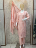 MUL MUL HANDWORK PARTYWEAR PLAZZO SUIT