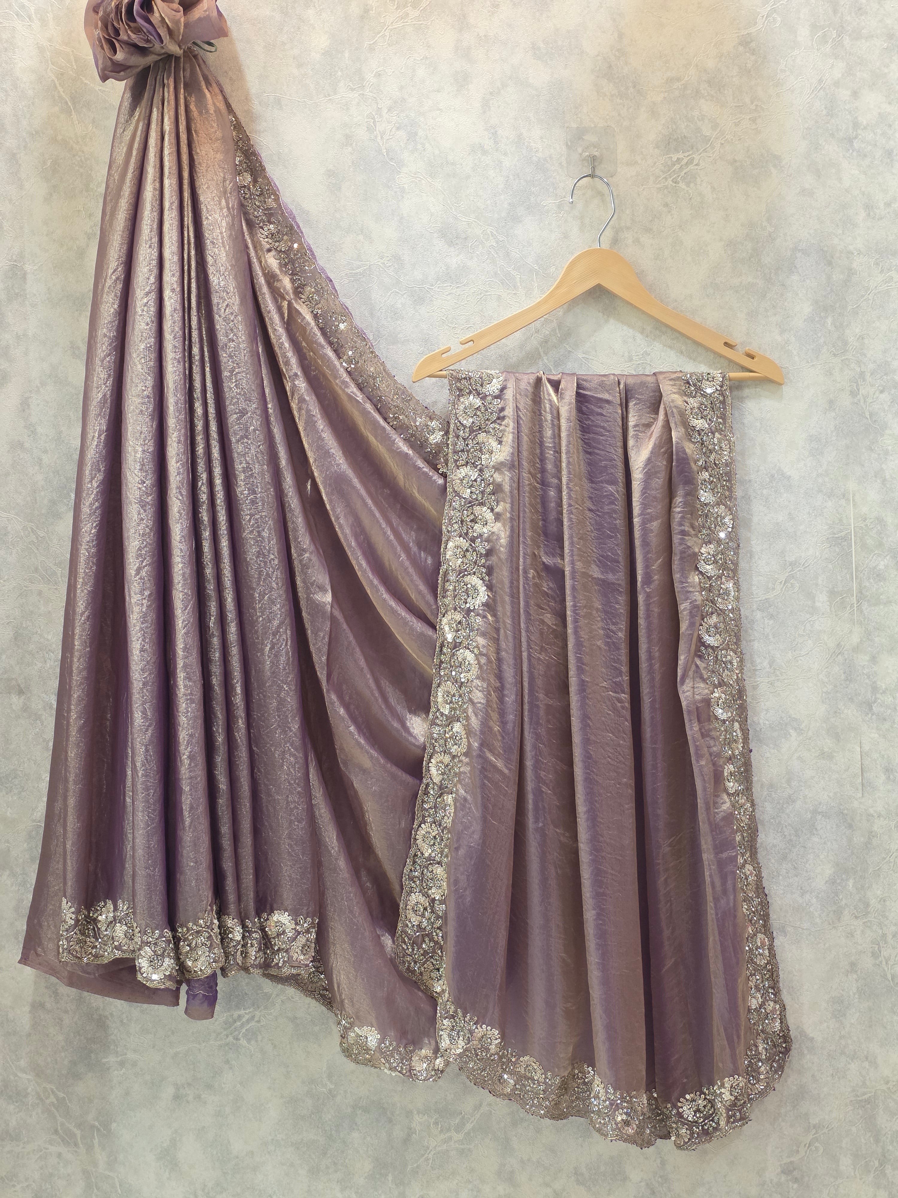 UNSTITCHED SAREE 2